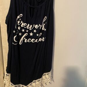 New with tags beautiful light tank top XXL